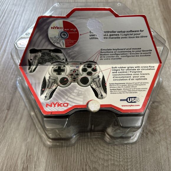 Nyko Air-Flo EX Fan Cooled Wired USB Controller for PC MAC Computer New Sealed - Picture 2 of 8